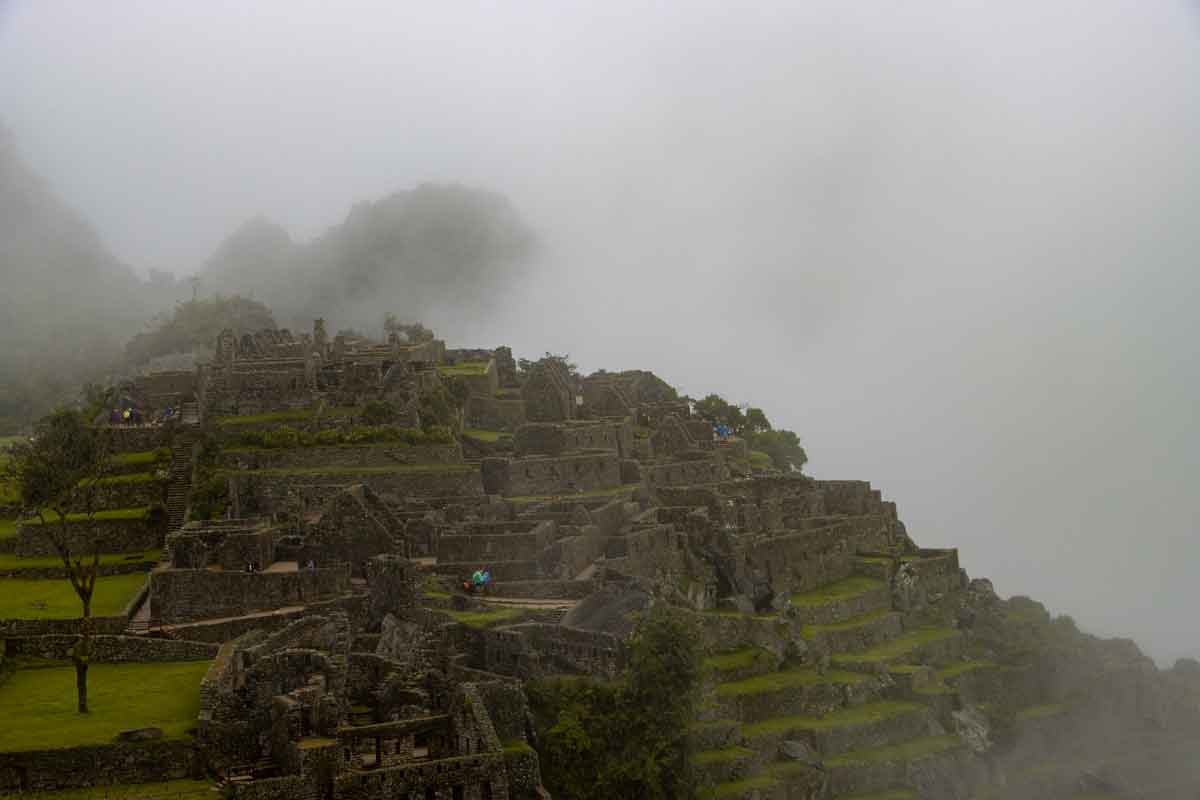 Is Machu Picchu rainy in February?