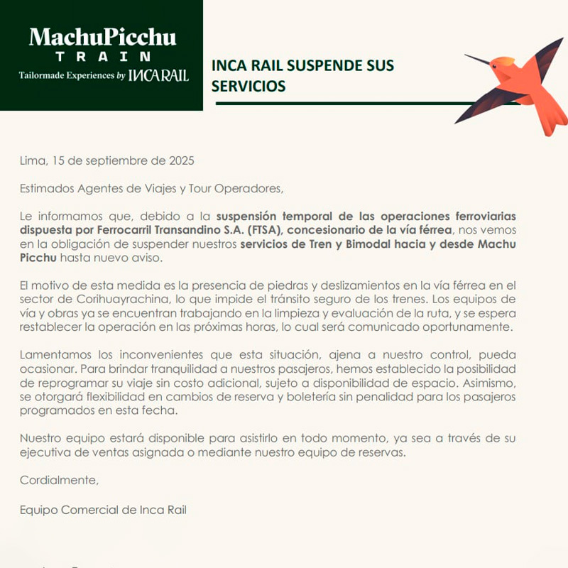 Inca Rail