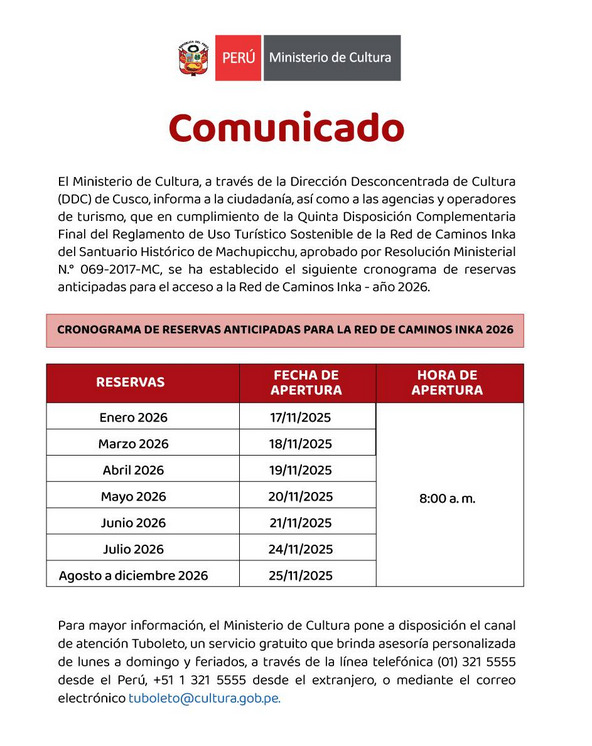 Inca Trail 2026