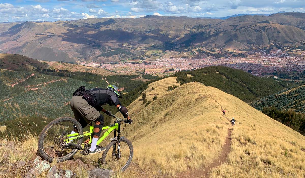 Mountain biking Peru