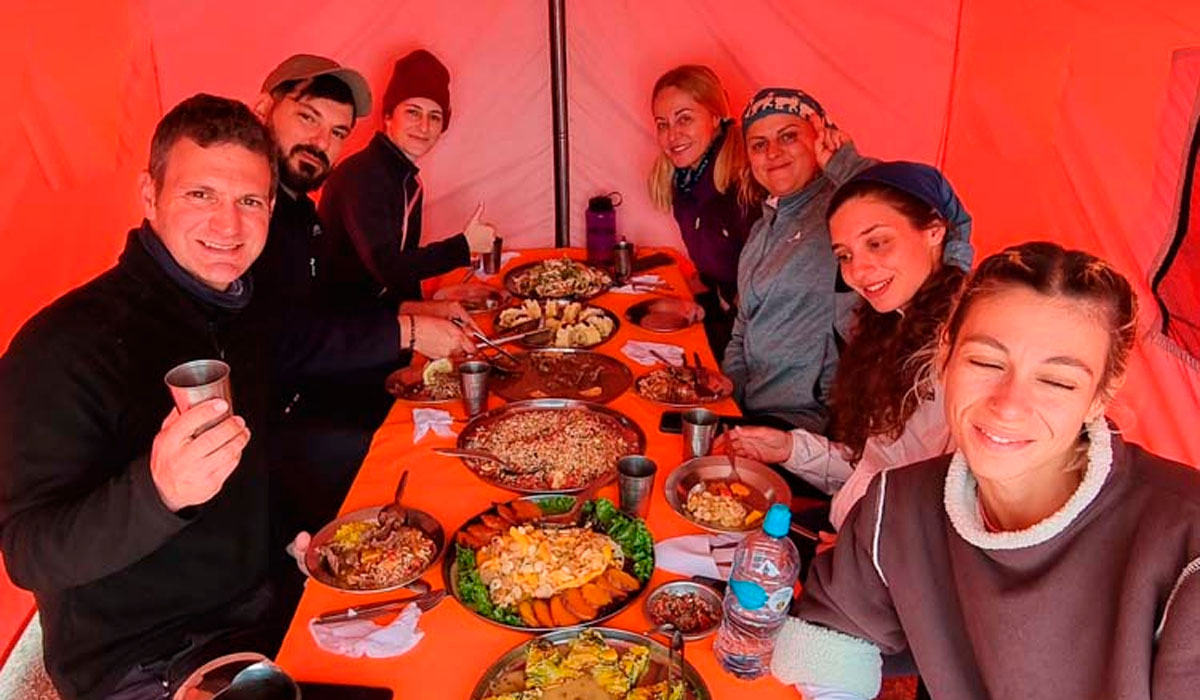 Inca Trail food