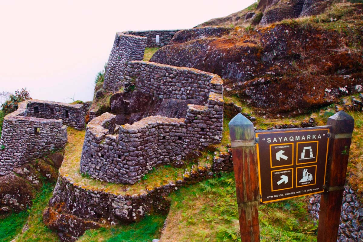Inca Trail Peru ruins