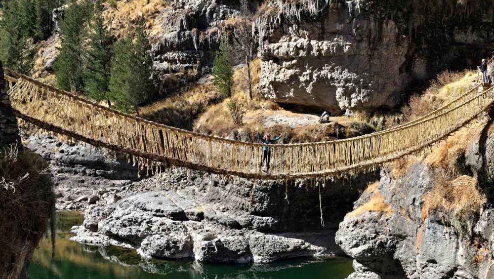 Qeswachaka bridge Peru