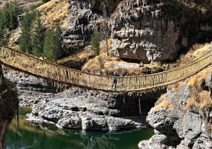 Qeswachaka bridge Peru